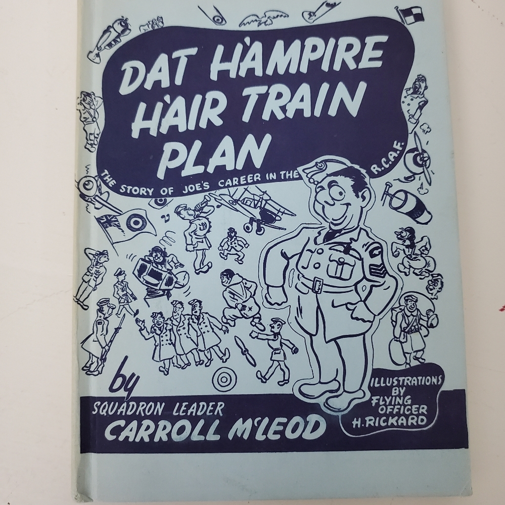 💥3/$15 💥VTG Book Dat Hampire Hair Train Plan by Squadron Leader Carroll McLeod